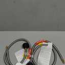 GGC 3 FT Stainless Braided RV Propane Pigtail Hose (2PCS) QCC1 Connector with 1/4'' Inverted Male Flare