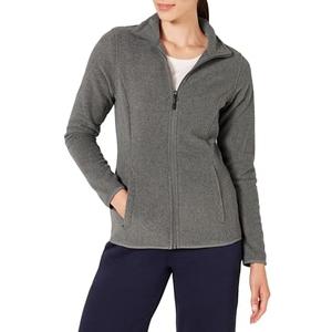 Women's Full-Zip Polar Fleece Jacket - XS Grey