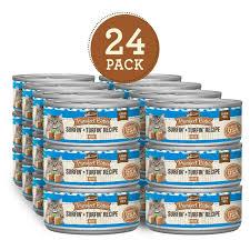 Merrick Purrfect Bistro, Grain Free Premium Surfin & Turfin, Wet Cat Food Pate, 5.5oz Cans, 24 Pack