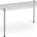 Simple Deluxe 1-Tier Shelving Units, 29.92" W x 13.78" D x 14.96" H Steel Wire Rack Storage Shelving Organizer, Chrome