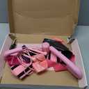 NANATI Pilates Kit, Home Pilates Workout Kit for Women, Pilates Equipment with 14.5" Pilates Ring and Ball, Resistance Bands, Ankle Weights, Sliders & Grip Socks Accessories for Starter Home Workouts