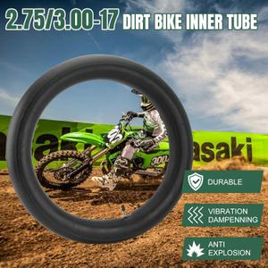 3.00-17 Inner Tube for Dirt Bike Tires 2.75/3.00-17 Replacement Inner Tubes Compatible with Honda Trail, Baja Motorsports, 110cc, 125cc, and 140cc Off-road Bikes - 1 Pack