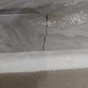 Wall/Door Mounted Jewelry Armoire Organizer Full-length Mirror Storage Cabinet, White, 42x15 in