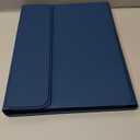 Harvopu Compatible for iPad 11th 10th Generation Case with Keyboard, Folio Cover with Pencil Holder, Multi-Touch Trackpad, 7 Color Backlit, Detachable Keyboard for iPad (A16) 11th/10th Gen (Navy Blue)