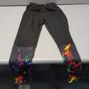 Girls Clothes Tie Dye Sweetshirt Top and Legging Pants 2PCS Girls' Clothing Sets (9-10 Years, Black)