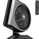 Vornado STRATA 8T Oscillating Table Fan with Remote, Energy Efficient DC Motor, Removable Grille, Pivoting Head, 10 Electric Fan Speeds, Quiet Operation, Versatile Fan for Bedroom & Home, Medium
