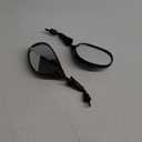 Mokuo GY6 scooter Rearview Mirrors 8mm Fit for Sunl TaoTao Znen Lance Peace JCL Roketa Jonway Bashan 50cc 70cc 110cc 125cc 150cc ATM50 CY50A Chinese Moped Elliptical mirror surface (Oval)