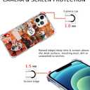 Autumn Vibe Aesthetic Case Compatible with iPhone 15 Pro, Fall Pumpkin Halloween Case for iPhone 15 Pro, Cool Cute TPU Bumper Phone Case Cover