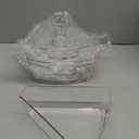 JEISSLIA Lazy Susan Cabinet Organizer Bins for 26"/ 28"/ 32" Diameter Corner Organizer, Plastic Cabinet Storage Bin, 1/8 Wedge - Food Safe, BPA Free, with Non-Slip Pads (for 26" Diameter, 4 Pack)