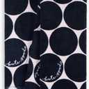 Kate Spade New York Joy Dot Kitchen Towels 2-Pack Set, Absorbent 100% Cotton Velour, Black/Beige, 17"x28"