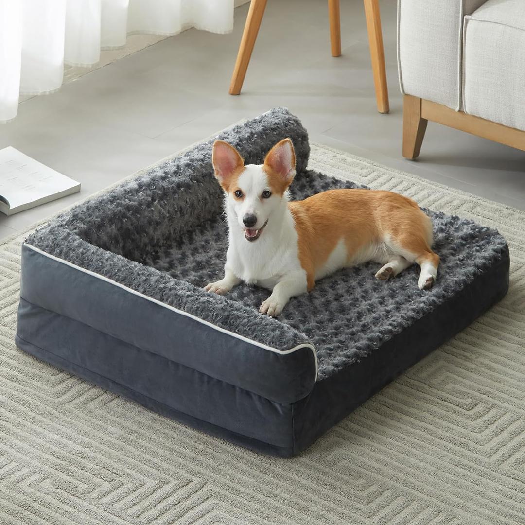 Orthopedic Washable Dog Bed, Sleeping Couch for Large Senior Dogs