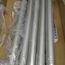 Brushed Nickel Shower Curtain Rods - 31-80 Inch Spring Tension Shower Rods for Bathroom, Adjustable, No Drilling, No Rust, Stainless Steel