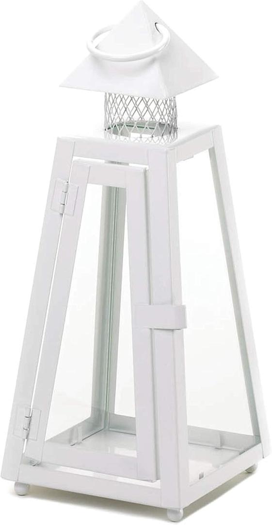 Verdugo Gift Summit White Candle Lantern