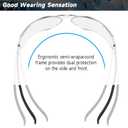 Salfboy 100 Pack Safety Glasses ANSI Z87.1 Scratch Resistant Eyewear for Women Man Lab Goggles Eye Protection
