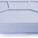 Ullabelle Leak Proof Bento Box Food-Grade Silicone Bento, BPA, Phthalate, Lead, & PVC Free - Lunch Box for Daycare, Kids, & Adults - Leak Resistant Sets With Lids Snack Box Container (Periwinkle 4)