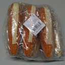 Set of 6 Glass Beaded Decorative Indian Corn - 5.5 Inches High Each - 2 Raffia Tied Sets in Gold and Orange Hues