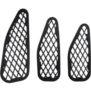 Hood Air Vent Cover Compatible with Toyota FJ Cruiser 2007-2021(3pcs,Black)