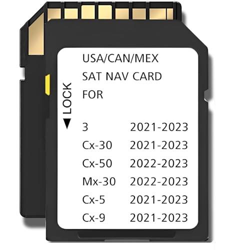 Latest Navigation Memory SD Card Compatible with MZD 3(2021-2023), Cx30(2021-2023), Cx50(2022-2023),Mx30(2022-2023),Cx5(2021-2023), Cx9(2021-2023),(NAVISD2123)
