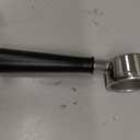54mm Bottomless Naked Portafilter Compatible with 54mm Breville Espresso Machines (Black Aluminum Alloy)