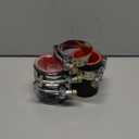 2Pcs ID 2 Inch(51mm) High Temperature 4-Ply Reinforced Straight Silicone Hose Performance Coupler with 4Pcs T-Bolt Clamps Suitable High Level Turbo Pipe Connecting (Black&red*2pcs)