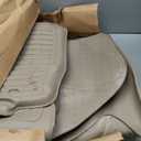 Husky Liners Weatherbeater Floor Mats | Fits 2010-2018 Dodge Ram 2500/3500 Mega Cab Only | Front & 2nd Row, 3-pc Tan - 99043