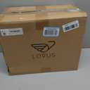 Lovus Solar Post Lights with Pier Mount Base, 6000K Cold White Solar Lamp Post Light IP65 Waterproof, Dusk to Dawn LED Outdoor Column Lights, 400LM Pole Light for Pillar, Garden, Yard, Gate, 2 Pack