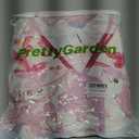 PRETTYGARDEN Women Summer Boho Maxi Dresses 2025 V Neck Puff Short Sleeve A-Line Flowy Tiered Floral Wedding Guest Dress (Pink, L)