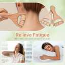2Pcs Wooden Foot Massage Rollers Reflexology Handheld Foot Massager for Neck Back Leg Muscle Relief and Trigger Point Therapy