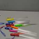 Kasyat 10 Pieces Fiber Optic Wand Light up Glow Stick LED Colorful Flashing Wands for Wedding, Christmas Neon Party Favors Supplies(Vivid Color)