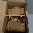 Ferris Wheel Plant Stand with 6 Planters Succulent Pots for Home Office Desk Decoration (Gold)