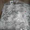 Laura Ashley - King Comforter Set, Premium Cotton Bedding with Matching Shams & Bonus Decorative Pillow Covers, Floral Home Decor, Oeko-Tex Certified (Toile Delight Green, King)