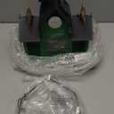 Solar Bird Feeders House for Outside Hanging, Metal Wild Bird Feeder for Outdoors, Large Cardinal Bird Feeder Birdhouses Green