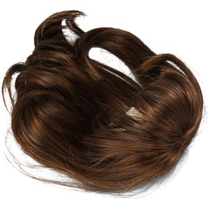 Joint Doll Wig, DIY Doll Wig, 1/6 Elasticity, Easy to Handle, High Temperature Silk for 15.5-17cm Dolls to Collect (Light Brown)