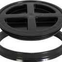 GAMMA2 Gamma Seal Lid - Pet Food Storage Container Lids - Fits 3.5, 5, 6, & 7 Gallon Buckets, Black, Made in USA