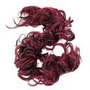 CAISHA Hairpiece Hair Wrap Heat-resistant Synthetic Fibres Curly Messy Updo Red Dark Brown Mix HW41