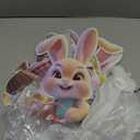 8 PCS Easter Yard Decorations Outdoor, Outside Decoration for Yard, Waterproof Bunny Decorations, Cute 3D Plastic Rabbit Yard Signs with Stakes, Easter Lawn Ornaments for Garden Lawn Patio Home Decor
