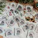 Temporary Tattoos Stickers  Cute Korean Baby & Gator Sticker Set | 20 pieces Non-Toxic Skin-Safe Emotions for Kids & Teens