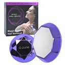 Crystal Hair Eraser,Painless Nano Hair Remover Exfoliation,Gentle and Efficient Glass Hair Removal Device Without Waxing,Natural Epilator for Women and Men(Violet)