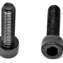 iexcell 10 Pcs M8 x 30mm Thread Pitch 1.25 mm Alloy Steel 12.9 Grade Hex Socket Head Cap Screws Bolts Kit, Black Oxide Finish