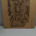 WOWSTAR 12-Pack 24"x24" Drop Ceiling Tiles, Vintage Style Waterproof Glue up Ceiling Panels Decor, Antique Gold