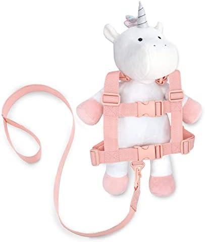 Travel Bug Toddler Character 2-in-1 Safety Harness (Unicorn - White/Pink/Rainbow)