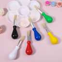 36 PCS Toddler Paint Brushes, Chubby Paint Brushes for Kids with Colorful Handle Paints Brush for Toddlers Easy Grip Paintbrushes Chubby Paints Brush Bulk for Watercolor Painting Art Craft Projects