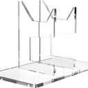 1 Piece Clear Acrylic Universal Controller Stand Acrylic Game Controller Holder Acrylic Console Stand Gaming Controller Holder for Game Console Handle Display Storage