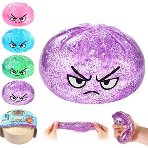 Malt Sugar Glitter Dumpling Squishy Mystery Box – Squeeze, Sensory & Fidget Desk Toys for Kids, Adults, Teens – Holiday & Birthday Gifts