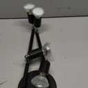 Unicozin LED 4 Light Track Lighting Kit, 24.8'' Black 4 Way Ceiling Spot Lighting, Flexibly Rotatable Head, Track Light Included 4 x LED GU10 Bulb (4W, Daylight White 5000K, 400LM)