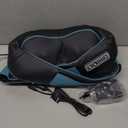 InvoSpa Shiatsu Neck and Back Massager with Heat - Deep Kneading Pillow for Massage - Electric Full Body Massager (Blue)