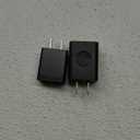 2 Chargers 2 Pcs Black