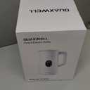 QUAXWELL 1.5L Electric Kettle Stainless Steel, Double Wall Cool Touch Teapot, Fast Boil,5 Temperature Control, LED Display, Auto Shut-Off, BPA-Free,Keep Warm Function, Ideal for Tea & Coffee,Black