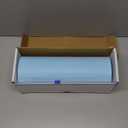 CXPSINC 54 Inch X 300 Feet Plastic Table Cover Roll Disposable Tablecloth with Slide Cutter for All Type/Shape Tables | Party, Banquet, Birthdays, Weddings(Light Blue, 300 Feet)