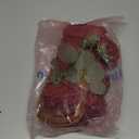 FUANGUI 4 Bundles Poinsettias Artificial Christmas Thanksgiving Red Velvet Flowers Bouquet Floral with Pine Needle Holly Berries Holly Leaves for Home Wedding Xmas Tree Decoration Vase Garland Wreath